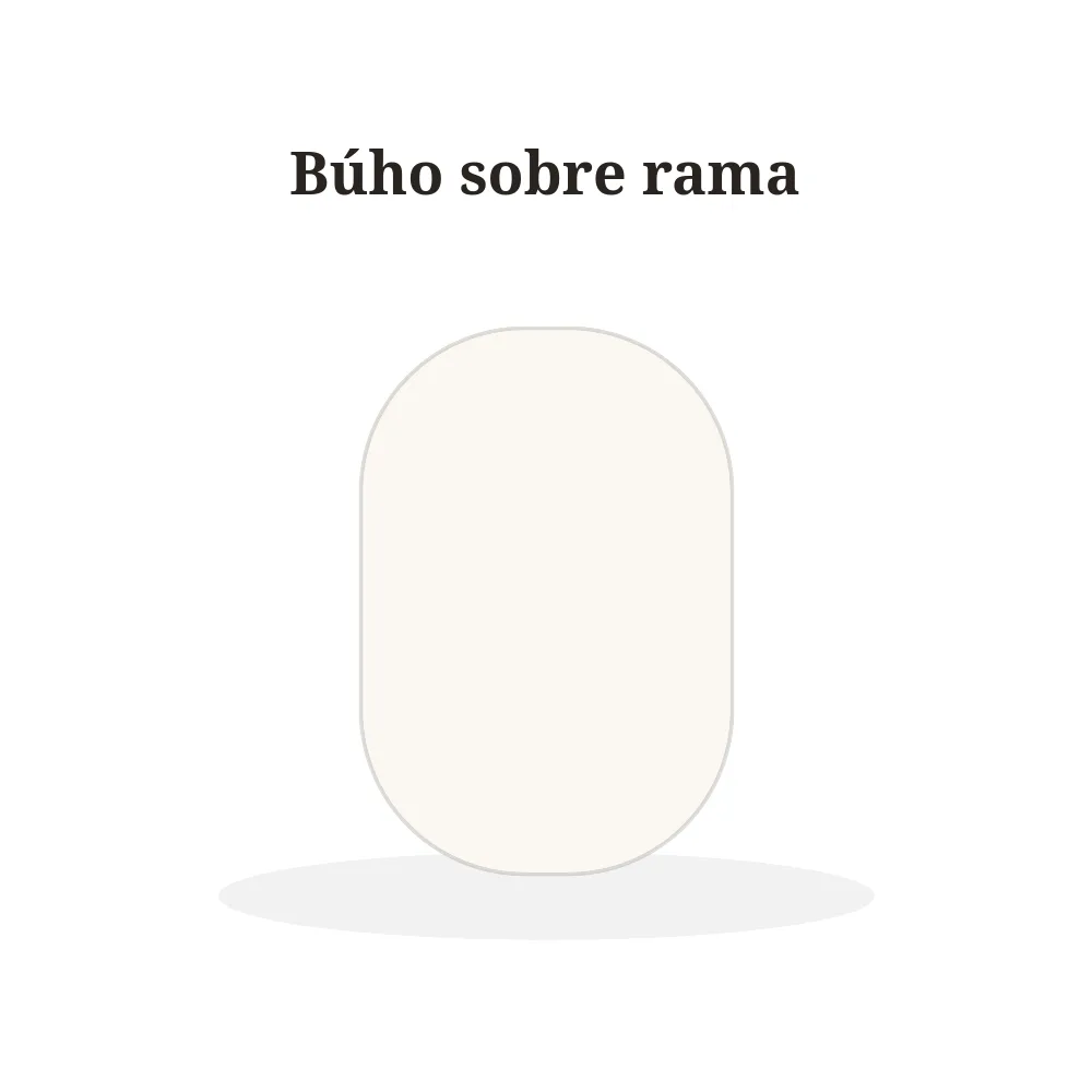 Búho sobre rama
