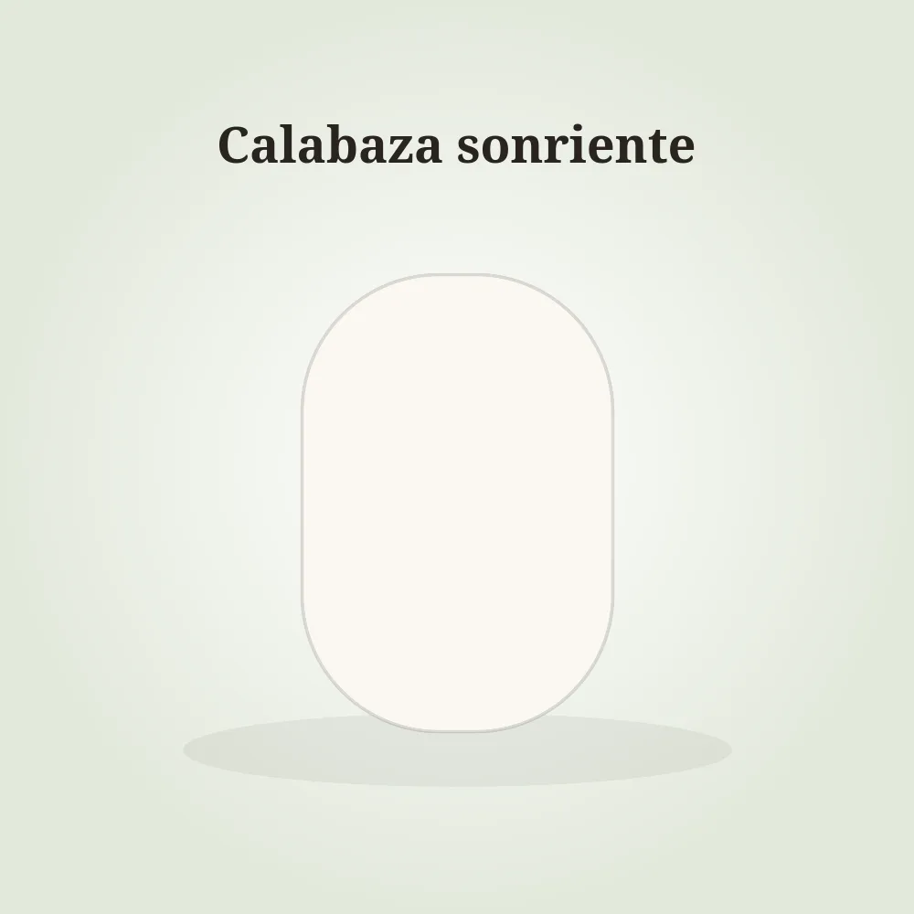 Calabaza sonriente