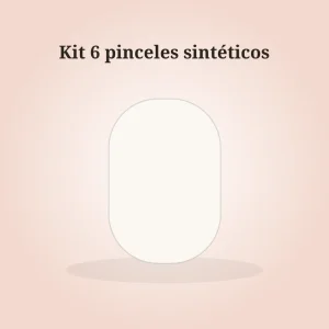 Kit 6 pinceles sintéticos