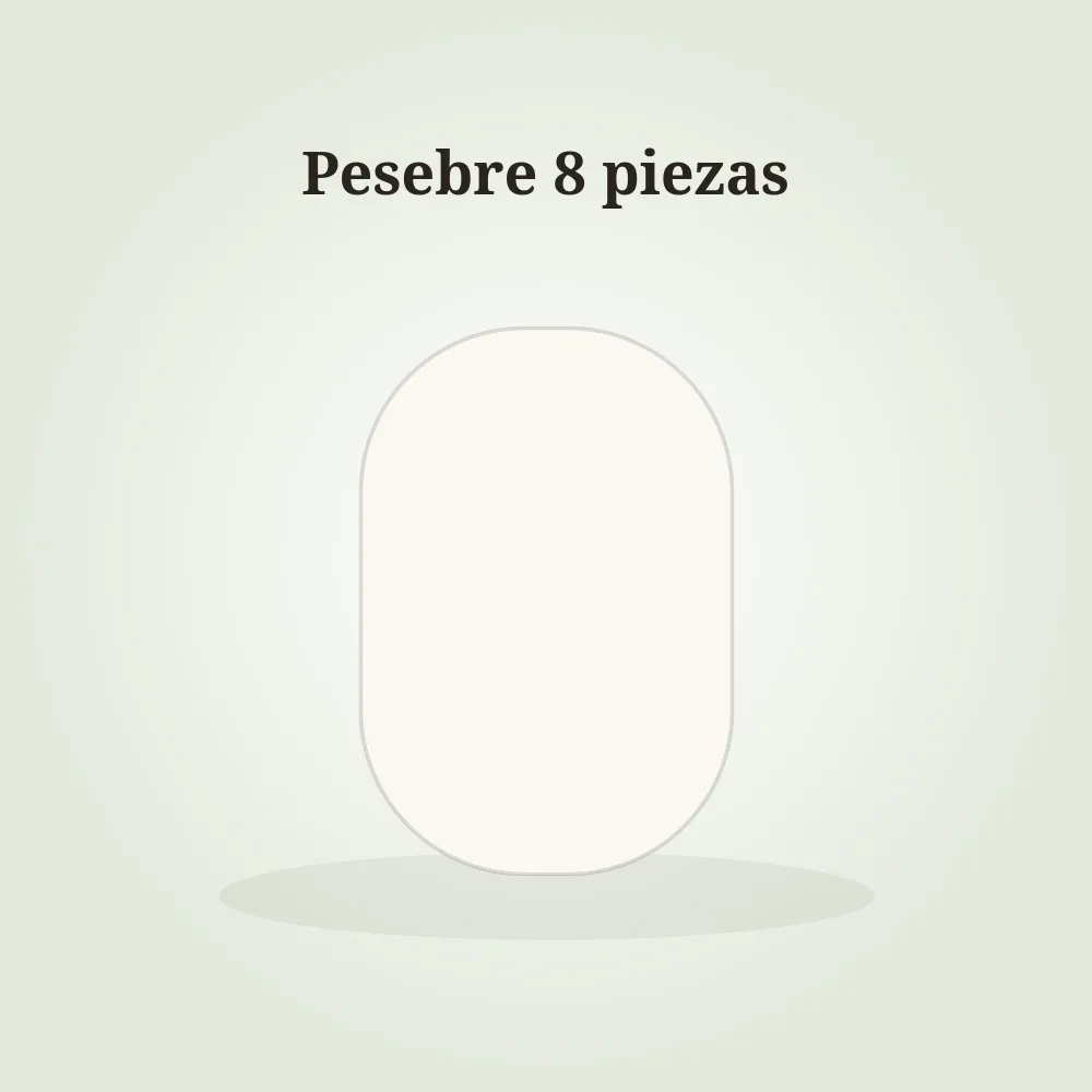 Pesebre 8 piezas