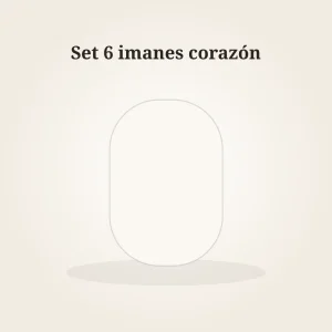 Set 6 imanes corazón